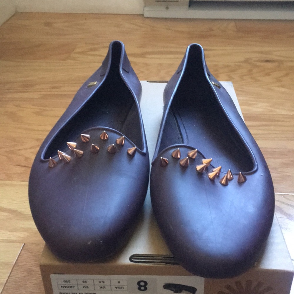 Melissa spiked jelly shoes (UNWORN)